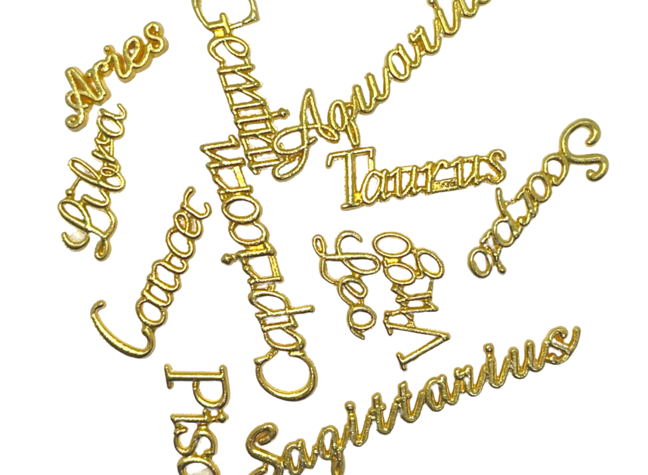 Gold Zodiac Charms