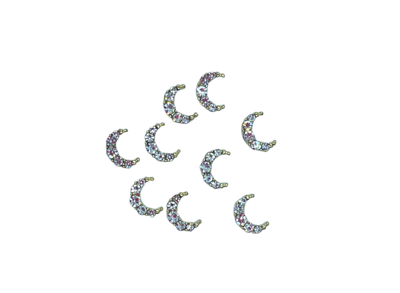 Crescent Moon Alloy Charm