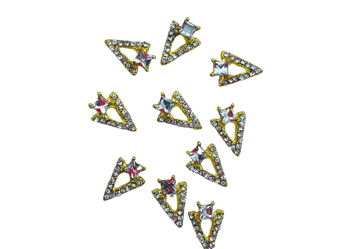 Chic Triangle Alloy Charm